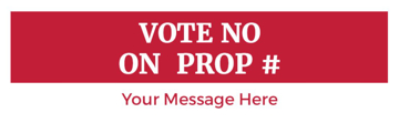 Picture of 6" x 18" Political Campaign 17