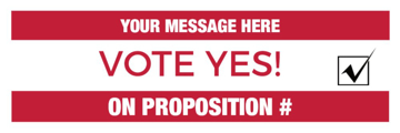 Picture of 6" x 18" Political Campaign 18