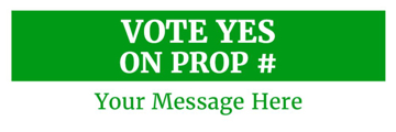 Picture of 6" x 18" Political Campaign 3