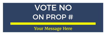 Picture of 6" x 18" Political Campaign 7