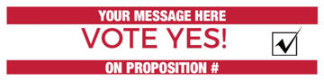 Picture of 6" x 24" Political Campaign 18