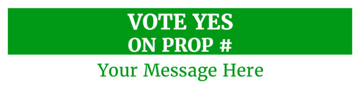 Picture of 6" x 24" Political Campaign 3