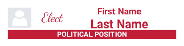 Picture of 6" x 24" Political Campaign 5