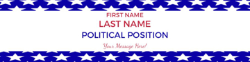 Picture of 6" x 24" Political Campaign 6