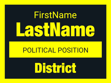 Show details for 9" x 12" Political Campaign 11 Picture of 9" x 12" Political Campaign 11