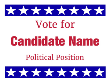 Show details for 9" x 12" Political Campaign 15 Picture of 9" x 12" Political Campaign 15