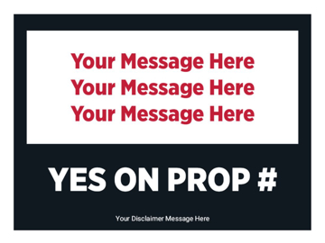 Show details for 9" x 12" Political Campaign 16 Picture of 9" x 12" Political Campaign 16