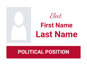 Show details for 9" x 12" Political Campaign 5 Picture of 9" x 12" Political Campaign 5