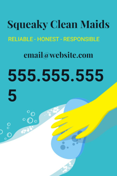 Show details for 18" x 12" Cleaning Services 3 Picture of 18" x 12" Cleaning Services 3