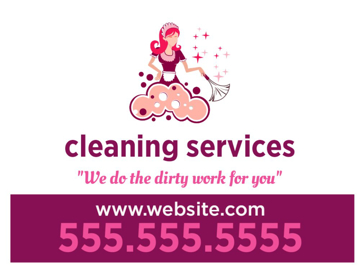 Show details for 18" x 24" Cleaning Services 5 Picture of 18" x 24" Cleaning Services 5