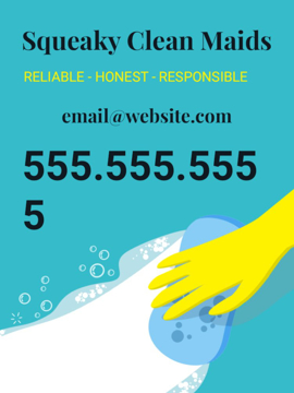 Show details for 24" x 18" Cleaning Services 3 Picture of 24" x 18" Cleaning Services 3