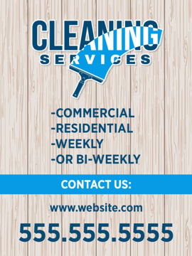 Show details for 24" x 18" Cleaning Services 6 Picture of 24" x 18" Cleaning Services 6