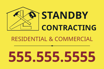 Show details for 12" x 18" Contractor Services 3772506 Picture of 12" x 18" Contractor Services 3772506