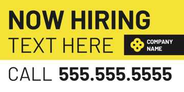 Show details for Now Hiring 11 - 12x24 Picture of Now Hiring 11 - 12x24