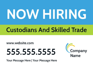 Show details for Now Hiring 8 - 18x24 Picture of Now Hiring 8 - 18x24