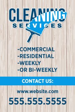 Show details for 18" x 12" Cleaning Services 6 Picture of 18" x 12" Cleaning Services 6