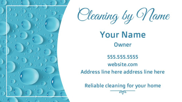 Picture of Magnetic Business card_Home cleaner - Horizontal