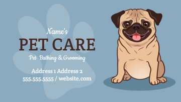 Show details for Magnetic Business card_Petcare - Horizontal Picture of Magnetic Business card_Petcare - Horizontal