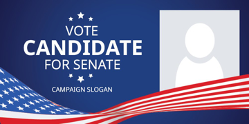 Show details for Political Banner 18 - 3x6 Picture of Political Banner 18 - 3x6