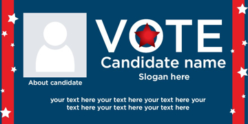 Show details for Political Banner 19 - 3x6 Picture of Political Banner 19 - 3x6