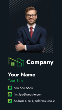 Show details for Magnetic Business Card 2 - Vertical Picture of Magnetic Business Card 2 - Vertical