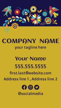 Show details for Magnetic Business Card 8 - Vertical Picture of Magnetic Business Card 8 - Vertical