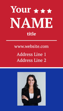Show details for Magnetic Business Card 9 - Vertical Picture of Magnetic Business Card 9 - Vertical