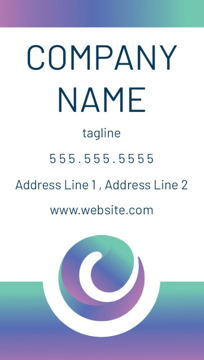 Show details for Magnetic Business Card 11 - Vertical Picture of Magnetic Business Card 11 - Vertical