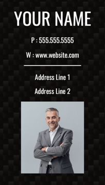 Show details for Magnetic Business Card 14 - Vertical Picture of Magnetic Business Card 14 - Vertical