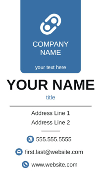 Show details for Magnetic Business Card 16 - Vertical Picture of Magnetic Business Card 16 - Vertical
