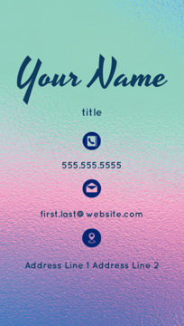 Show details for Magnetic Business Card 17 - Vertical Picture of Magnetic Business Card 17 - Vertical