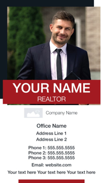 Picture of Magnetic Business card_Real estate - Vertical