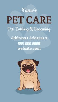 Show details for Magnetic Business card_Petcare - Vertical Picture of Magnetic Business card_Petcare - Vertical