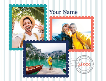 Show details for Magnetic Photos 5 - Horizontal Picture of Magnetic Photos 5 - Horizontal