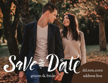 Show details for Save the Date Postcard Magnet 3 - Horizontal Picture of Save the Date Postcard Magnet 3 - Horizontal