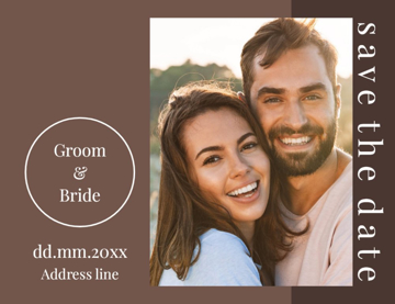 Show details for Save the Date Postcard Magnet 7 - Horizontal Picture of Save the Date Postcard Magnet 7 - Horizontal