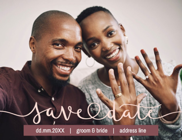 Show details for Save the Date Postcard Magnet 10 - Horizontal Picture of Save the Date Postcard Magnet 10 - Horizontal