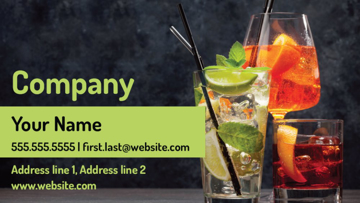 Show details for Food & Beverage Business Card Magnet 1 - Horizontal Picture of Food & Beverage Business Card Magnet 1 - Horizontal