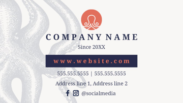 Show details for Food & Beverage Business Card Magnet 2 - Horizontal Picture of Food & Beverage Business Card Magnet 2 - Horizontal