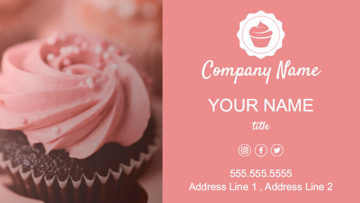 Show details for Food & Beverage Business Card Magnet 3 - Horizontal Picture of Food & Beverage Business Card Magnet 3 - Horizontal