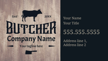 Show details for Food & Beverage Business Card Magnet 11 - Horizontal Picture of Food & Beverage Business Card Magnet 11 - Horizontal