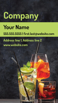 Show details for Food & Beverage Business Card Magnet 1 - Vertical Picture of Food & Beverage Business Card Magnet 1 - Vertical