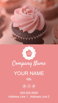 Show details for Food & Beverage Business Card Magnet 3 - Vertical Picture of Food & Beverage Business Card Magnet 3 - Vertical