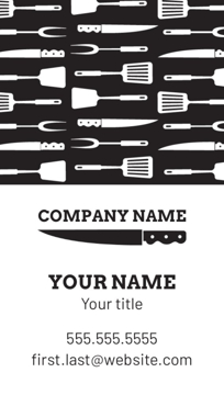 Show details for Food & Beverage Business Card Magnet 8 - Vertical Picture of Food & Beverage Business Card Magnet 8 - Vertical