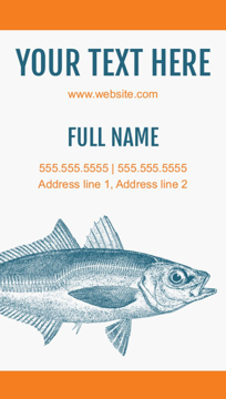 Show details for Food & Beverage Business Card Magnet 10 - Vertical Picture of Food & Beverage Business Card Magnet 10 - Vertical