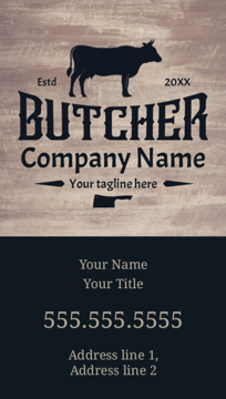 Show details for Food & Beverage Business Card Magnet 11 - Vertical Picture of Food & Beverage Business Card Magnet 11 - Vertical