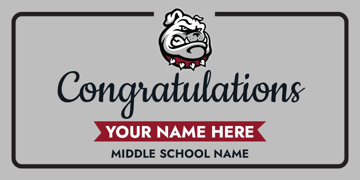 Show details for Middle School Banner 2- 4x8 Picture of Middle School Banner 2- 4x8