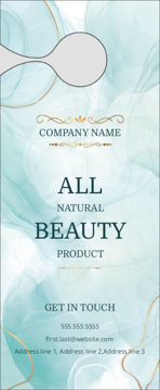 Show details for Beauty & Spa 11 - Small Door Hanger Picture of Beauty & Spa 11 - Small Door Hanger
