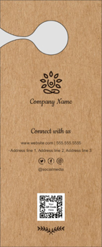 Show details for Beauty & Spa 15 - Small Door Hanger Picture of Beauty & Spa 15 - Small Door Hanger