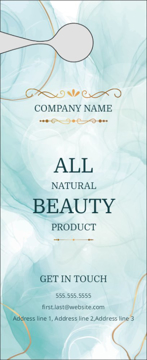 Show details for Beauty & Spa 11 - Large Door Hanger Picture of Beauty & Spa 11 - Large Door Hanger